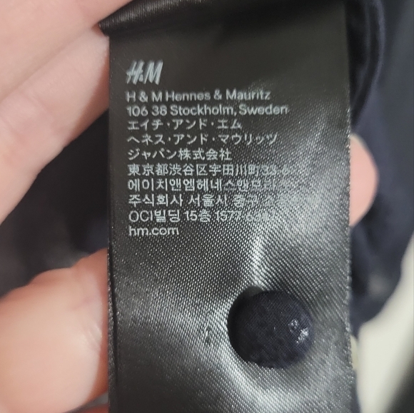 HM Faux wrap top sheer back size 4 - Picture 7 of 16